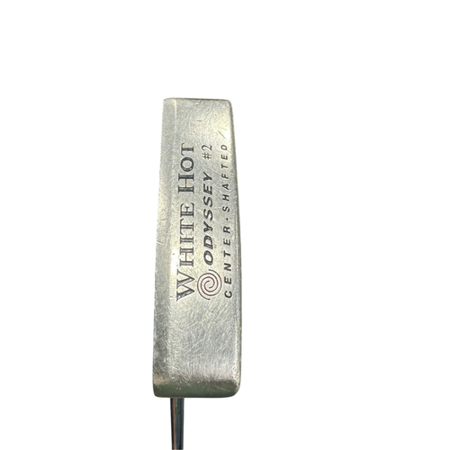 Vist Large View of Product Image Which is Used Odyssey WHITE HOT CENTER SHAFTED Mens Putter LH