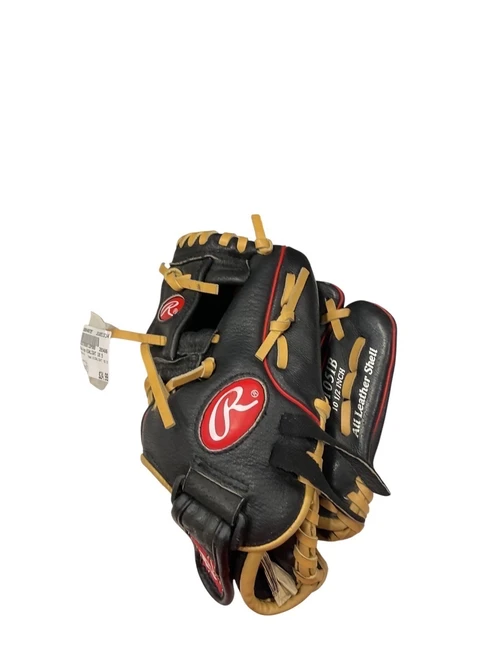 Vist Large View of Product Image Which is Used Rawlings HIGHLIGHT 10.5 BB/SB Glove RH Throw Black 10 1/2"