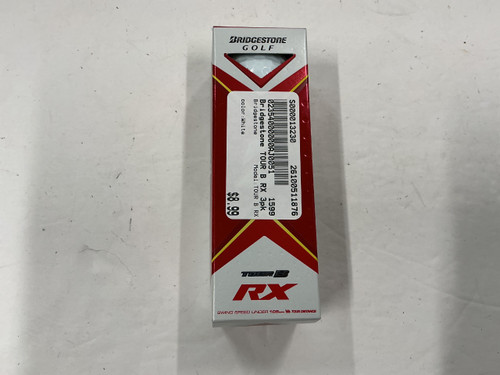 Vist Large View of Product Image Which is Used Bridgestone TOUR B RX 3 Ball - Golf Ball Sleeve White
