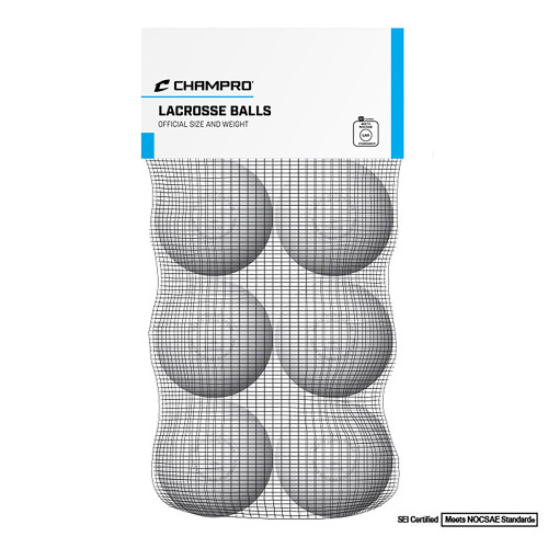 Vist Large View of Product Image Which is Champro Lacrosse Balls White 6-pack