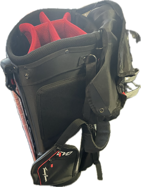 Vist Large View of Product Image Which is Used Tommy Armour EVO STND Mens Stand Bag Black