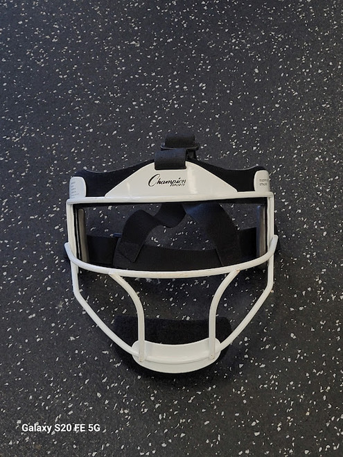 Vist Large View of Product Image Which is Used Champion Sports FIELDERS MASK BB/SB Fielders Mask White One Size