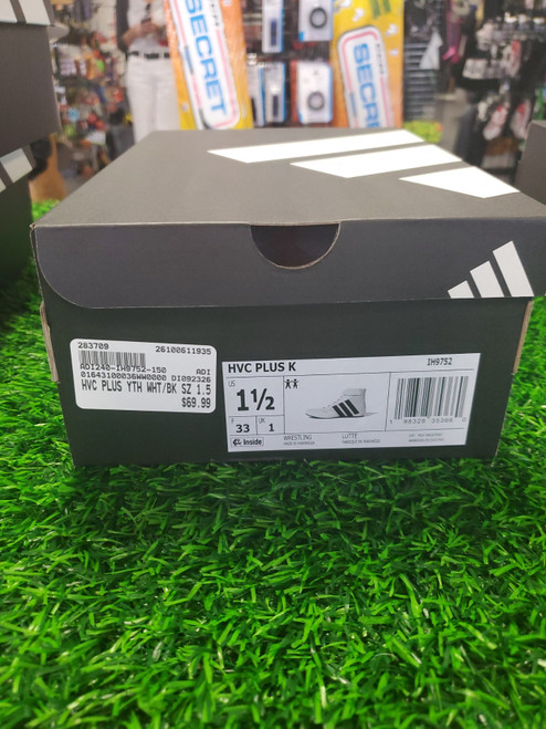 Vist Large View of Product Image Which is New HVC PLUS YTH WHT/BK SZ 1.5