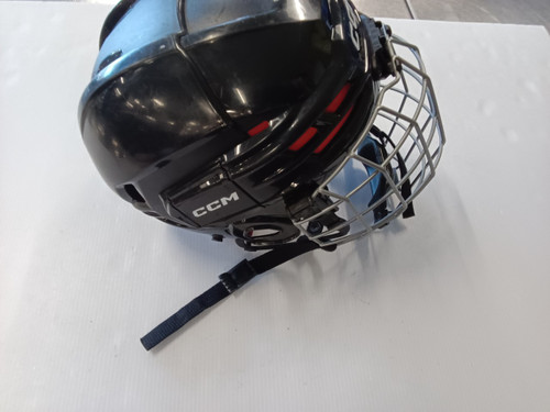 Vist Large View of Product Image Which is Used CCM JR Helmet Cage Combo Black One Size