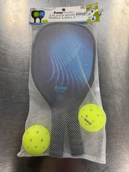 Vist Large View of Product Image Which is Used Franklin JOURNEY 2 PLAYER SET Pickleball Racquet Navy Blue