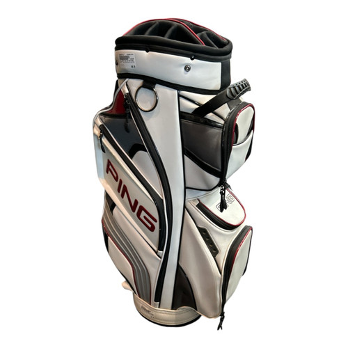 Vist Large View of Product Image Which is Used Ping CART BAG WHT/GRY/RED 