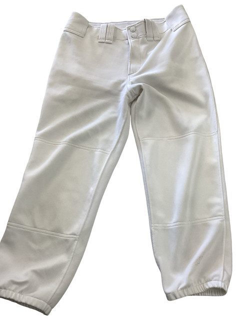 Vist Large View of Product Image Which is Used Mizuno SOFTBALL PANTS BB/SB Pant Womens White SM