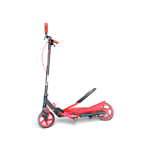 Vist Large View of Product Image Which is Used Yvolution Stepper Scooter Red, side view