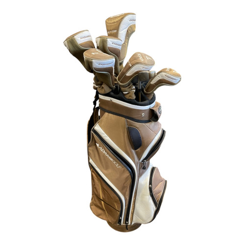 Vist Large View of Product Image Which is Used Adams Idea A70S women's golf set in cart bag, front view