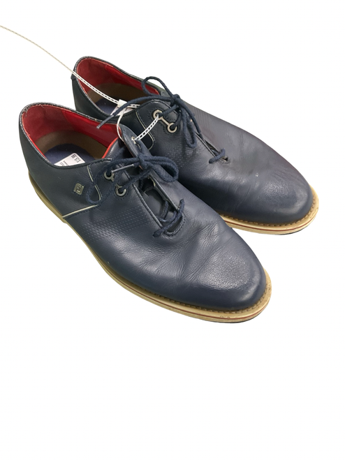 Vist Large View of Product Image Which is Used Foot Joy Womens Golf Shoes Navy Blue Senior 9.5