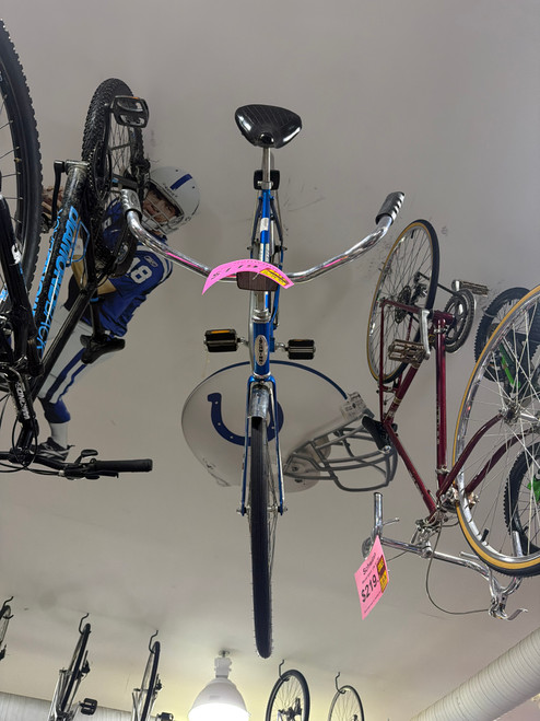 Vist Large View of Product Image Which is Used Schwinn VINTAGE COLLEGIATE SINGLE SPEED Cruiser Bike Mens Royal Blue 53-57cm - 21-22" - XL Frame