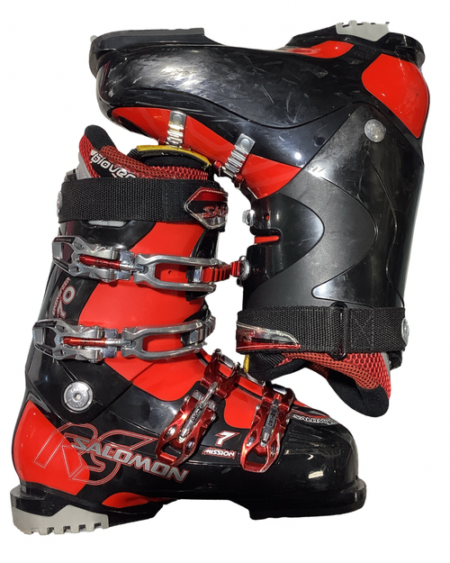Vist Large View of Product Image Which is Used Salomon RS MISSION 7 Mens DH Ski Boot Red 260 MP - M08 - W09
