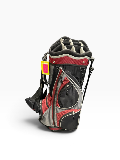 Vist Large View of Product Image Which is Used Tommy Armour STAND BAG Mens Stand Bag Black And Wine Red