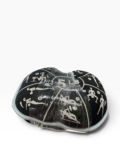 Vist Large View of Product Image Which is Used Soft Medicine Ball Black 5 lb