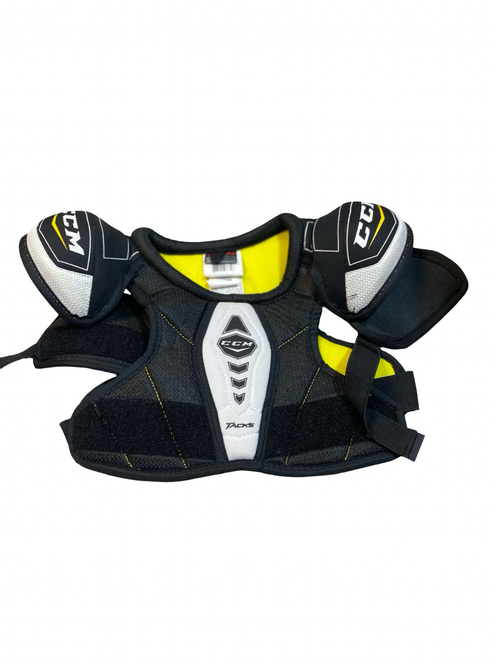Vist Large View of Product Image Which is Used CCM TACKS Youth Shoulder Pads MD