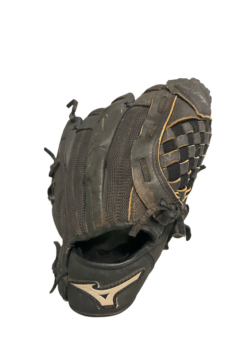 Vist Large View of Product Image Which is Used Mizuno PROSPECT BB/SB Glove RH Throw Black 10 1/2"