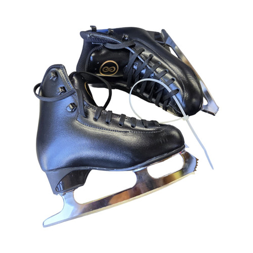 Vist Large View of Product Image Which is Used Risport SCOTT HAMILTON BOYS FIGURE SKATES Boys Figure Skate Black Youth 13.0