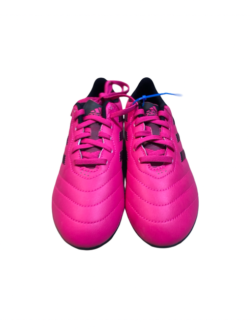 Vist Large View of Product Image Which is New Adidas Soccer Cleats Pink Junior 04