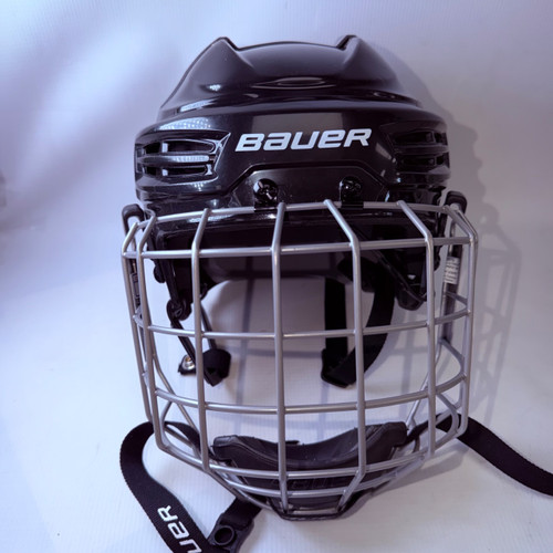 Vist Large View of Product Image Which is Used Bauer IMS 5.0 Helmet Cage Combo Black MD