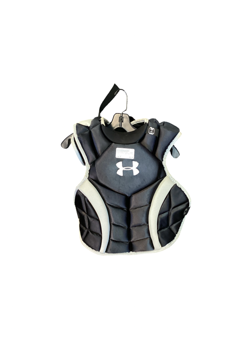 Vist Large View of Product Image Which is Used Under Armour UACPCC2-JRVS Catchers Chest Protector Black Junior
