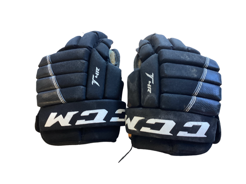 Vist Large View of Product Image Which is CCM T4R Youth Gloves Black 9"