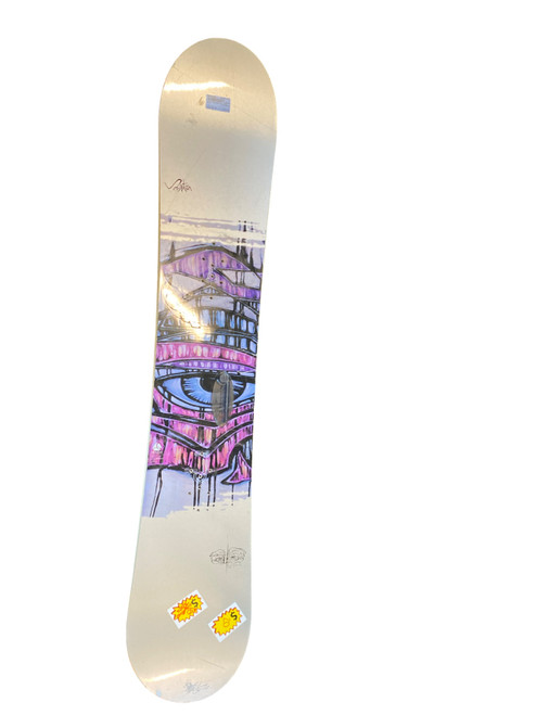 Vist Large View of Product Image Which is Used Burton BALANCE Womens Snowboard Only Grey 148 cm