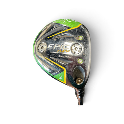 Vist Large View of Product Image Which is Used Callaway EPIC FLASH SUB ZERO Mens Fairway Wood RH 3 Wood