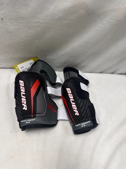 Vist Large View of Product Image Which is Used Bauer LIL SPORT Junior Elbow Pads MD