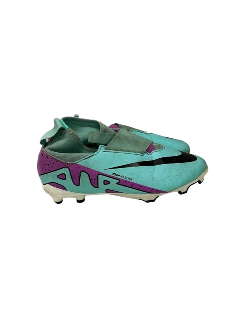 Vist Large View of Product Image Which is Used Nike MERCURIAL SUPERFLY 9 ACADEMY Soccer Cleats Teal Junior 03