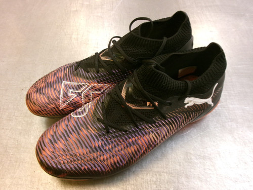 Vist Large View of Product Image Which is Used Puma Soccer Cleats Black Senior 7
