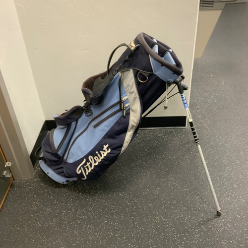 Vist Large View of Product Image Which is Used Titleist Mens Stand Bag Carolina Blue