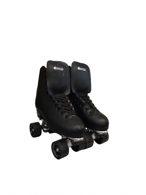 Vist Large View of Product Image Which is Used Chicago MENS SKATES Senior Roller Quad Skates Black Senior 12