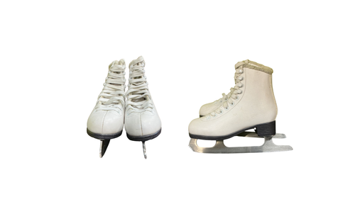 Vist Large View of Product Image Which is Used Jackson CAMEO 200 Girls Figure Skate White Youth 13.0