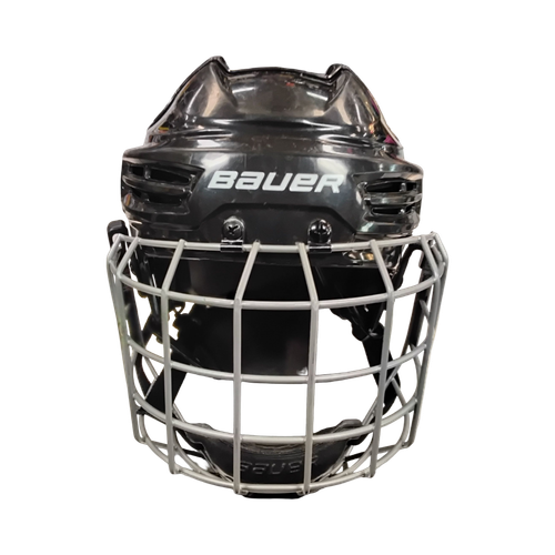 Vist Large View of Product Image Which is Used Bauer IMS5.0M Helmet Cage Combo Black MD