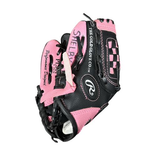 Vist Large View of Product Image Which is Used Rawlings PLAYER SERIES Softball Glove Left Hand Throw Pink 9"