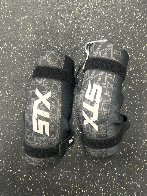 Vist Large View of Product Image Which is Used STX STALLION 75 ARM PADS Lacrosse Arm Pads/Guards Black SM