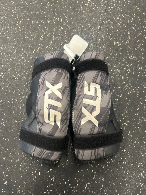 Vist Large View of Product Image Which is Used STX STALLION 75 ARM PADS Lacrosse Arm Pads/Guards Black XS