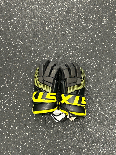 Vist Large View of Product Image Which is Used STX STALLION 100 Lacrosse Gloves Mens Black XS