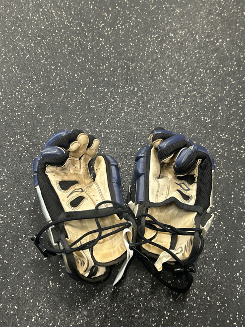 Vist Large View of Product Image Which is Used Brine MAXIMUS Lacrosse Gloves Mens Navy Blue 12"