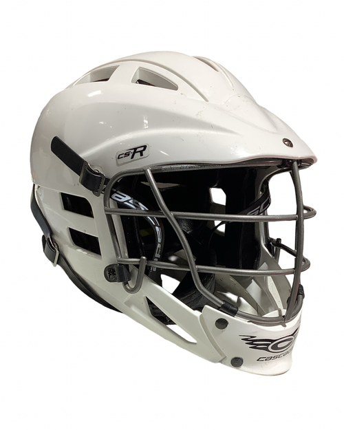 Vist Large View of Product Image Which is Used Cascade CS-R Lacrosse Helmet White SM