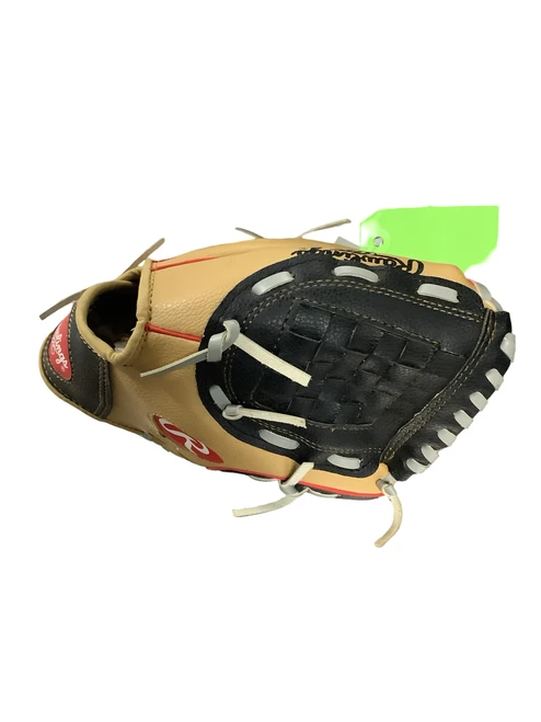 Vist Large View of Product Image Which is Used Rawlings PLAYER SERIES SZ 10 RHT BB/SB Glove RH Throw Tan 10"