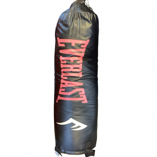 Vist Large View of Product Image Which is Used Everlast HEAVY BAG 80LB Boxing Heavy Bag Black 80 lb