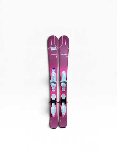 Vist Large View of Product Image Which is Used Rossignol EXPERIENCE PRO Girls DH Ski/Binding Pink 104 cm