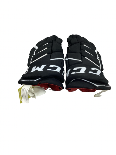 Vist Large View of Product Image Which is Used CCM JETSPEED CONTROL Senior Gloves Black 13"
