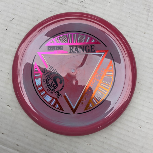 Vist Large View of Product Image Which is Used Streamline NEUTRON RANGE Disc Golf Putter Pink 166g