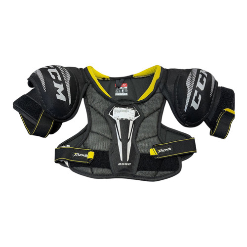 Vist Large View of Product Image Which is Used CCM 9550 Junior Shoulder Pads SM