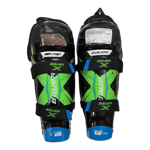 Vist Large View of Product Image Which is Used Bauer X Junior Gloves Navy Blue 9"