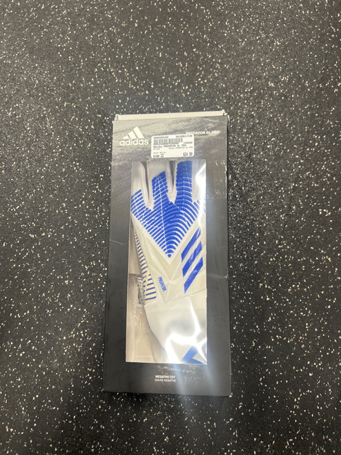 Vist Large View of Product Image Which is Used Adidas PREDATOR GL PRO Soccer Goalie Gloves White 12