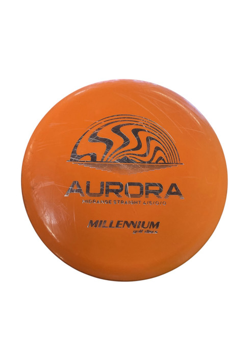 Vist Large View of Product Image Which is Used Innova AURORA Disc Golf Mid Range Orange