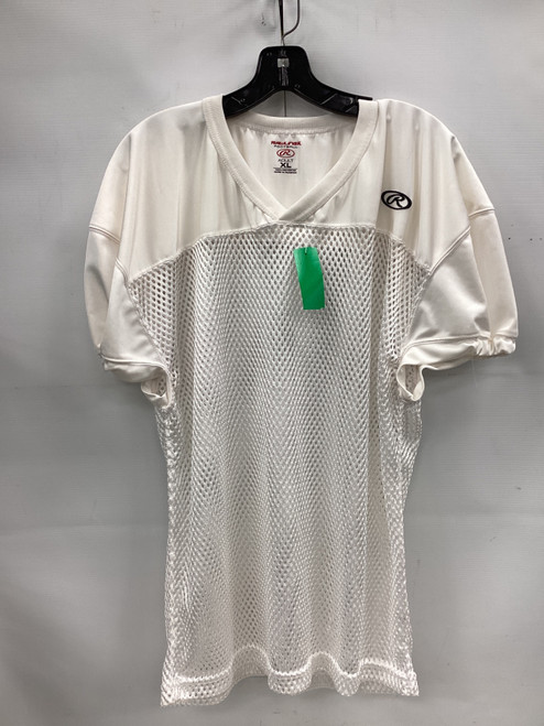 Vist Large View of Product Image Which is Used Rawlings PRACTICE PINNIE FB Top Adult White XL